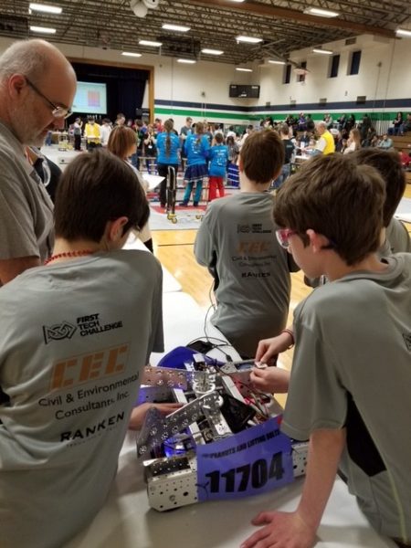 First Robotics team sponsored by CEC