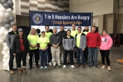 CEC Indianapolis staff and a few family members volunteer at the Million Meal Marathon 2019
